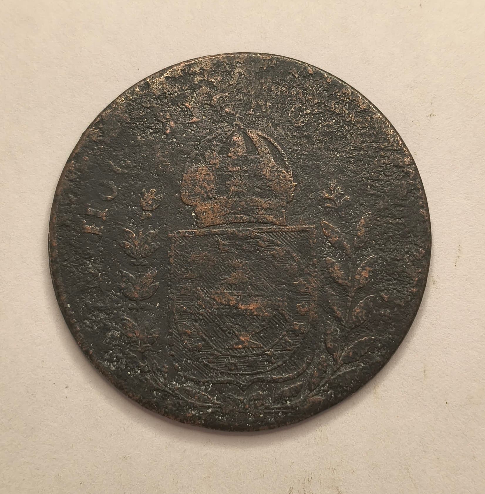 C599 - 40 REIS 1827R - BC/MBC. - Imagem 2