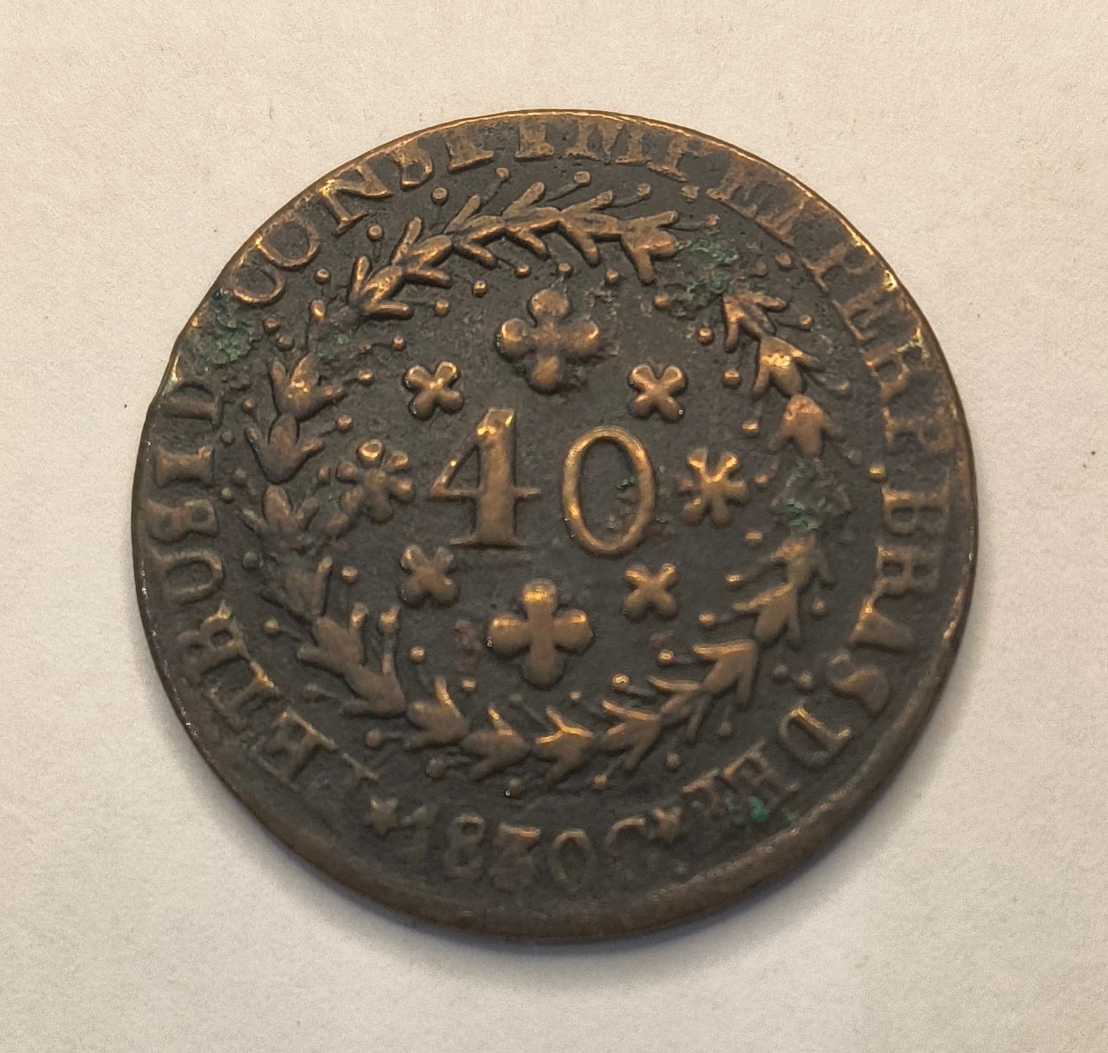 C706 - 40 REIS 1830C - MBC+.