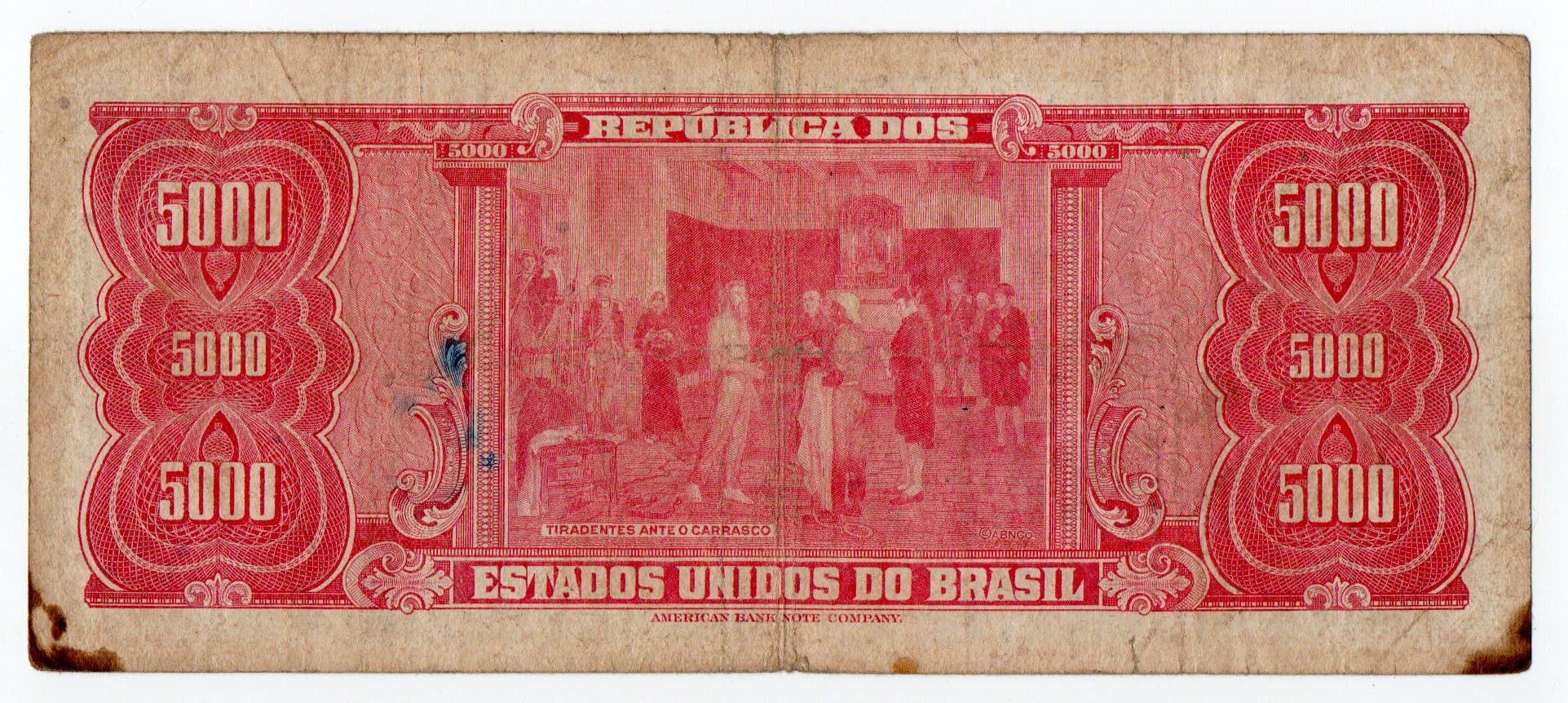 C059 - 5000 CRUZEIROS - 1964 - Imagem 2