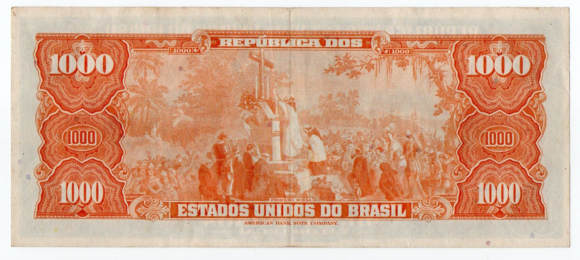 C054 - 1000 CRUZEIROS - 1961 - Imagem 2
