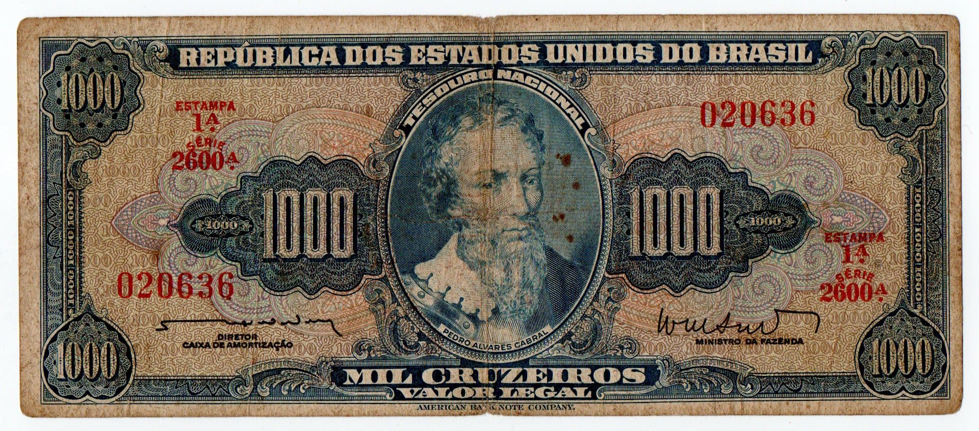 C055 - 1000 CRUZEIROS - 1962