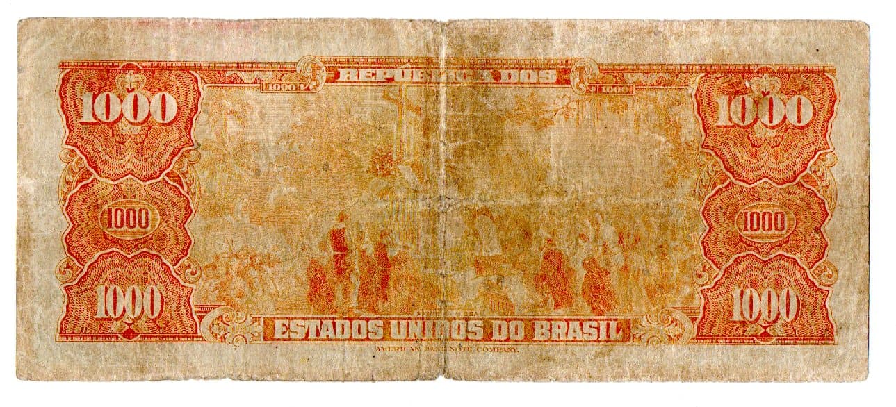 C056 - 1000 CRUZEIROS - 1963 - Imagem 2