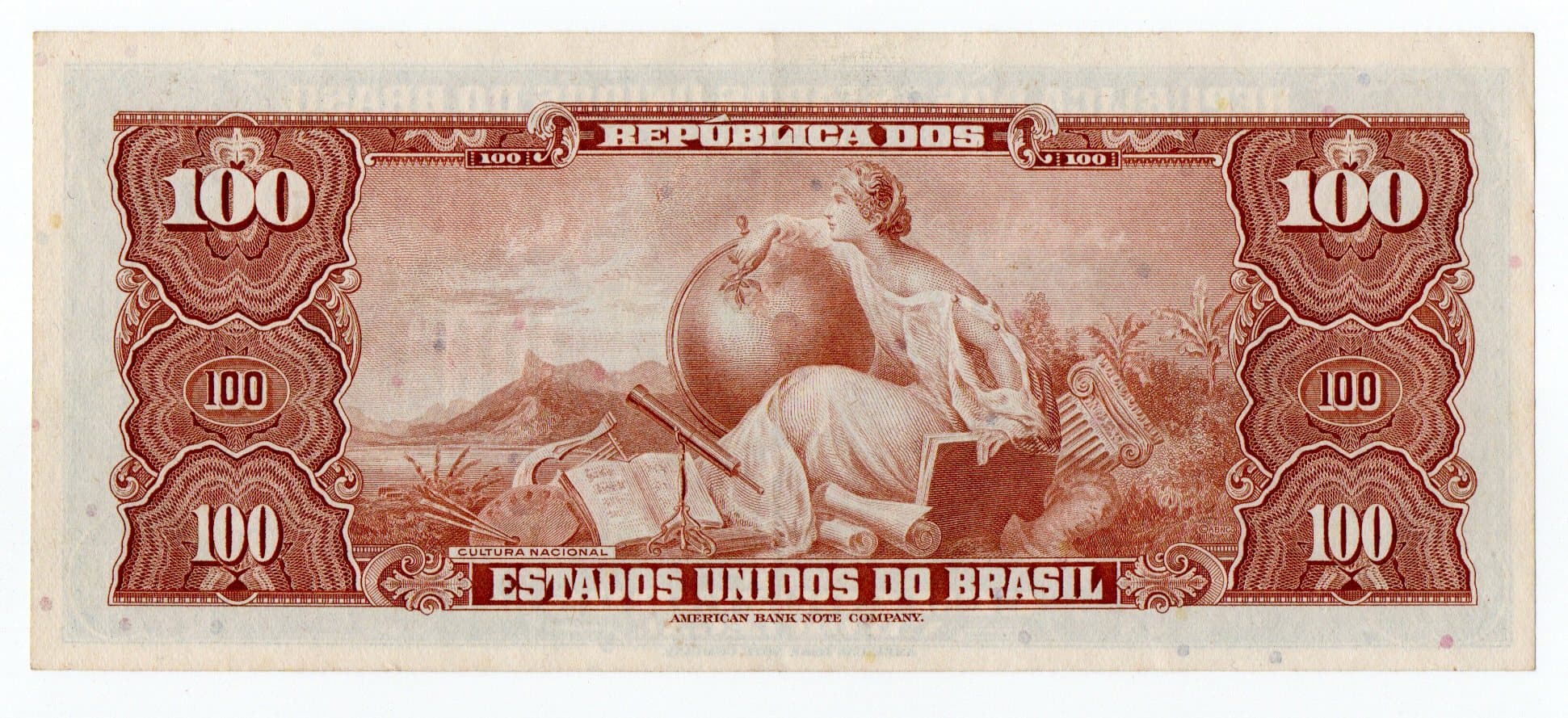 C036 - 100 CRUZEIROS - 1964 - Imagem 2