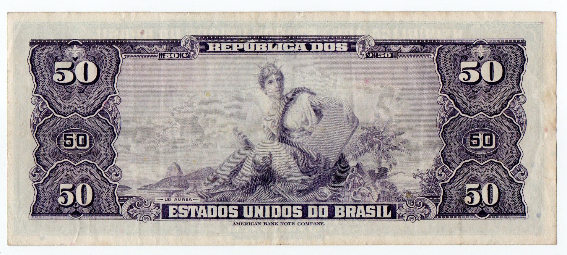 C028 - 50 CRUZEIROS - 1961 - Imagem 2
