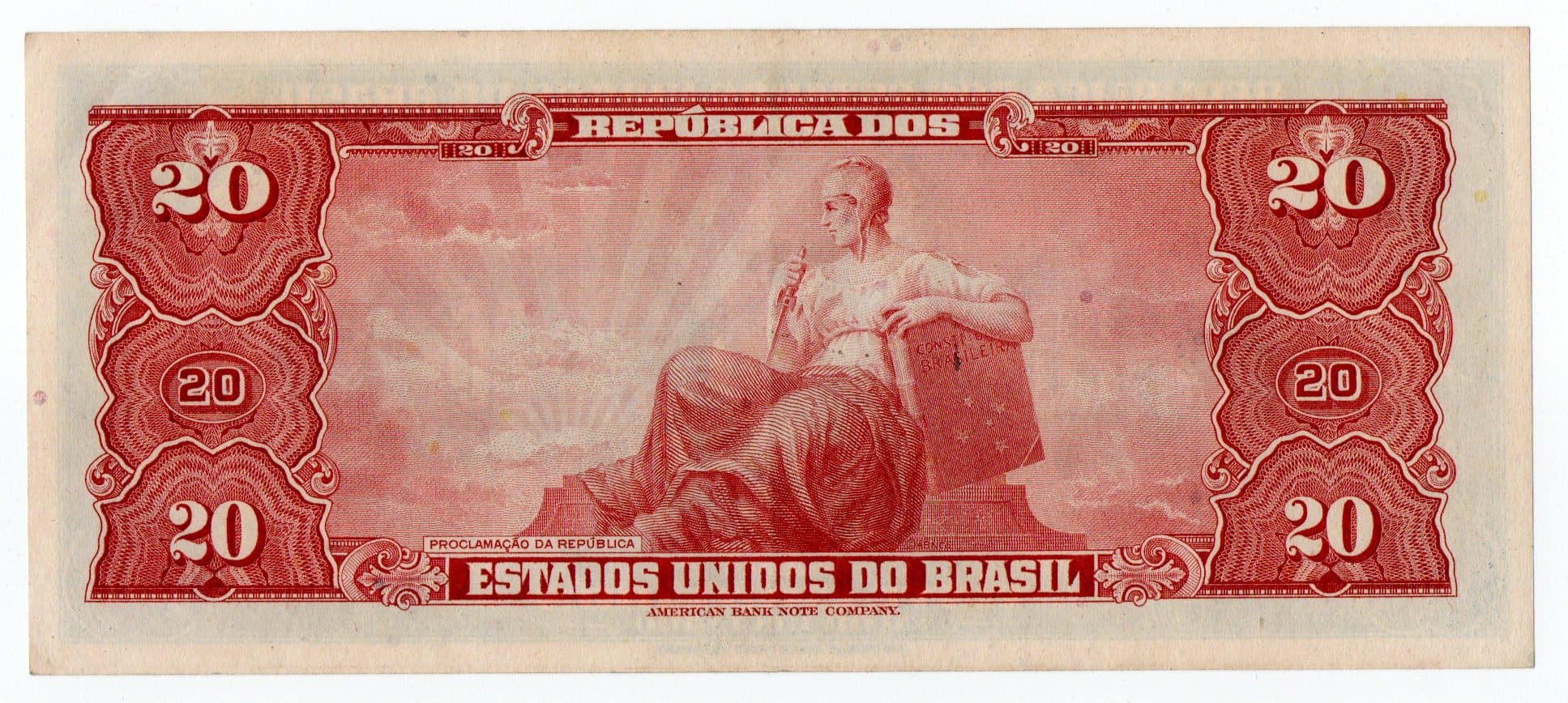 C021 - 20 CRUZEIROS - 1943 - Imagem 2