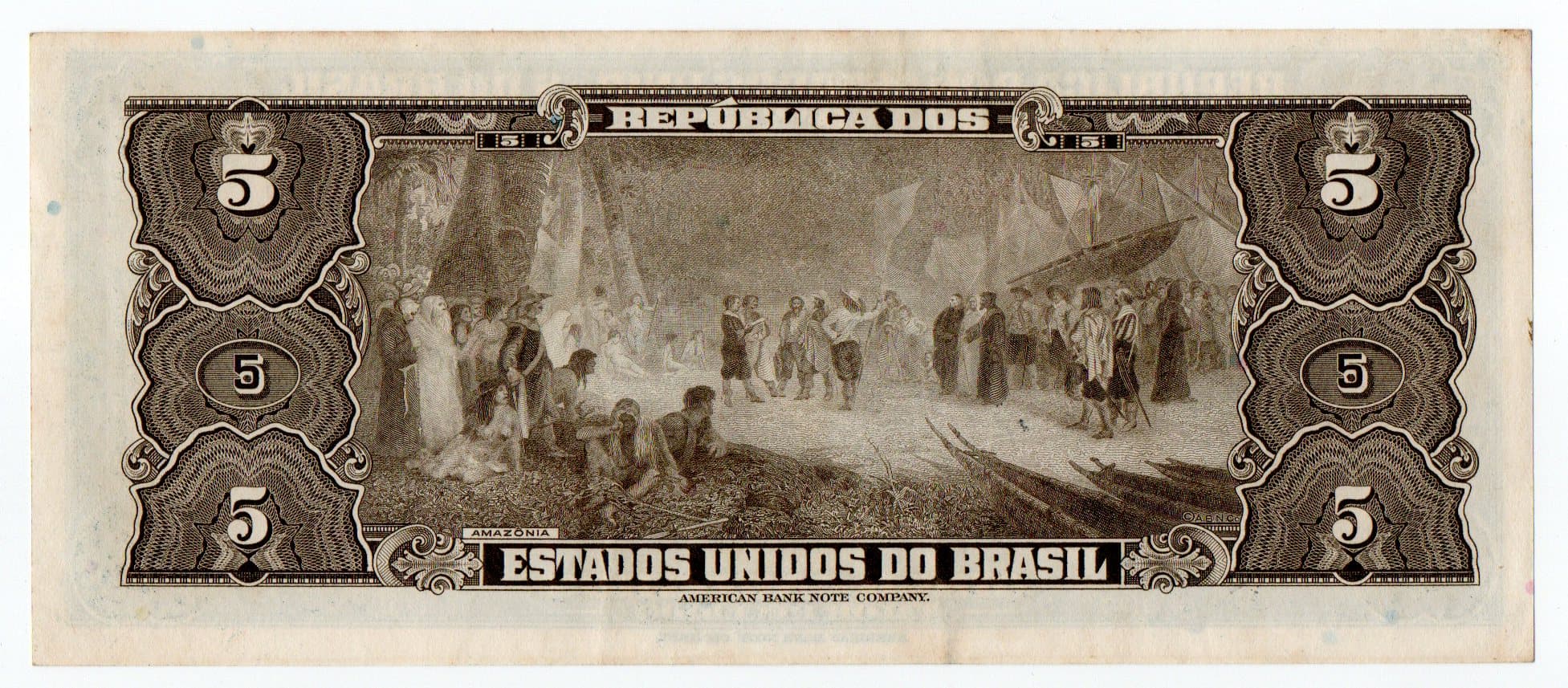 C017 - 5 CRUZEIROS - 1943 - Imagem 2