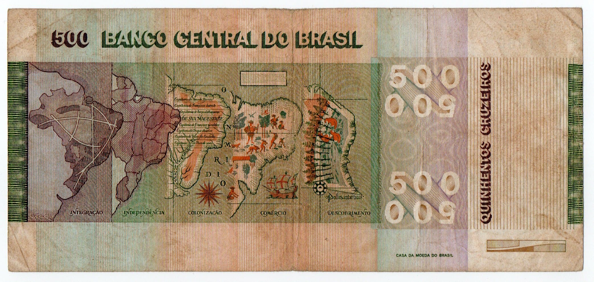 C152 - 500 CRUZEIROS - 1980 - Imagem 2