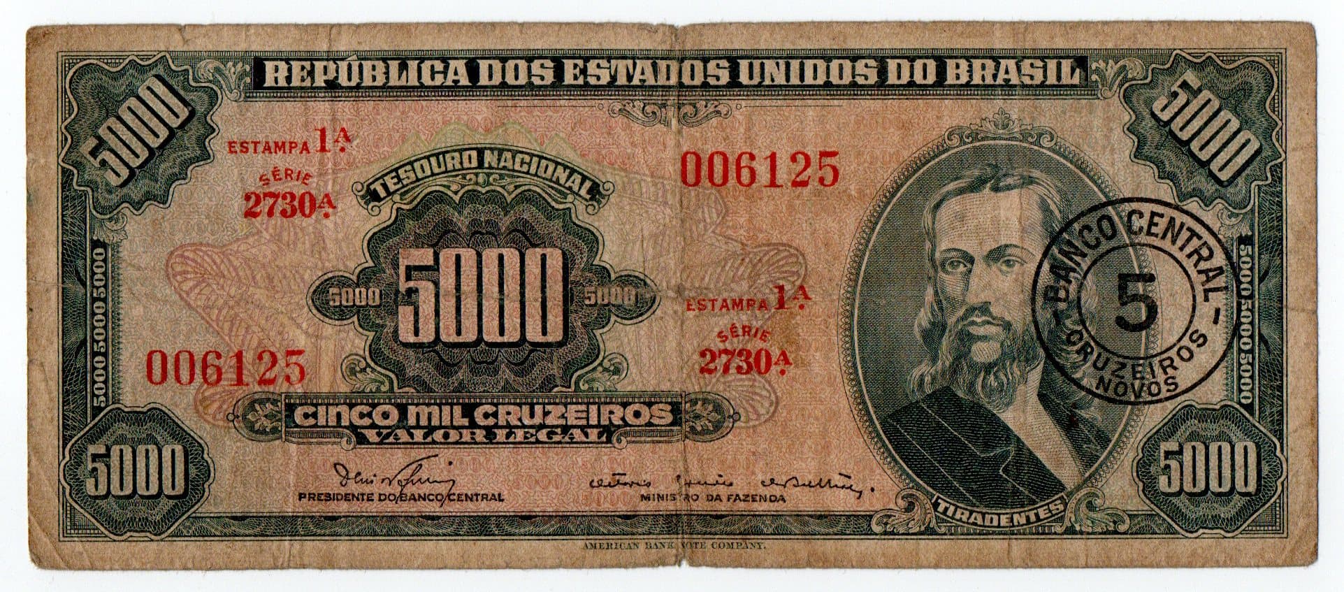 C123 - 5 CRUZEIROS NOVOS - 1967