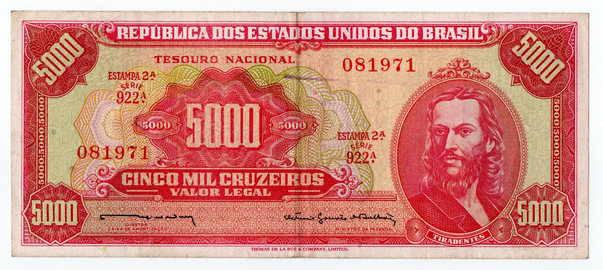 C108 - 5000 CRUZEIROS - 1964
