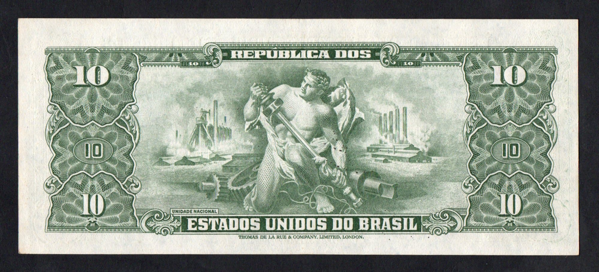 C075 - 10 CRUZEIROS - 1950 - Imagem 2