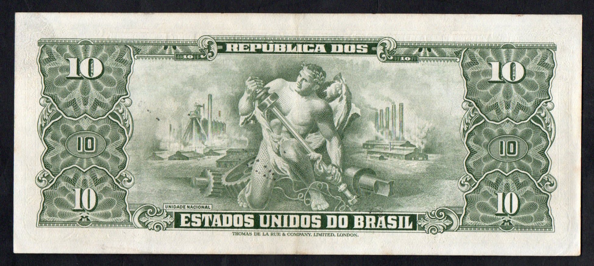 C075 - 10 CRUZEIROS - 1950 - Imagem 2