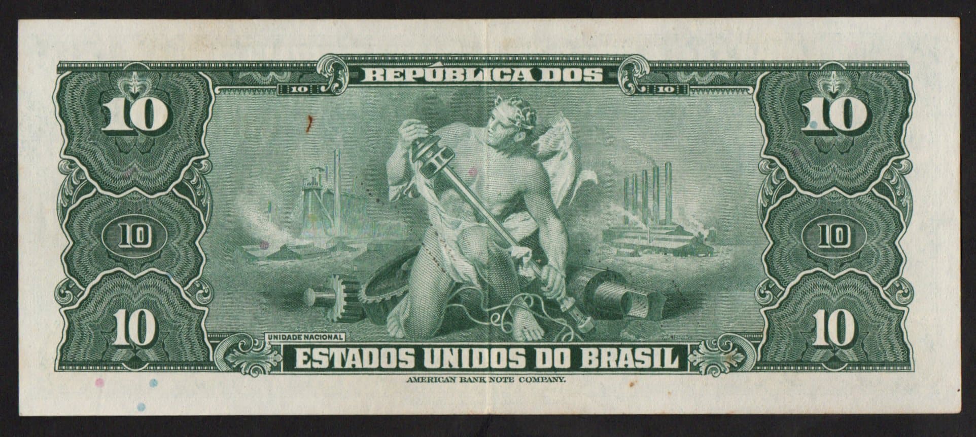 C018 - 10 CRUZEIROS - 1943 - Imagem 2
