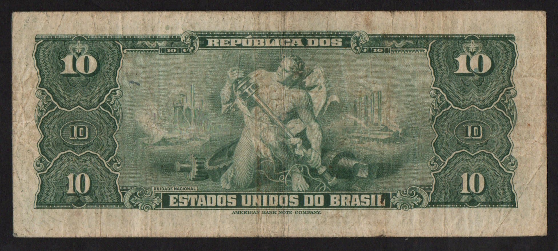 C018 - 10 CRUZEIROS - 1943 - Imagem 2