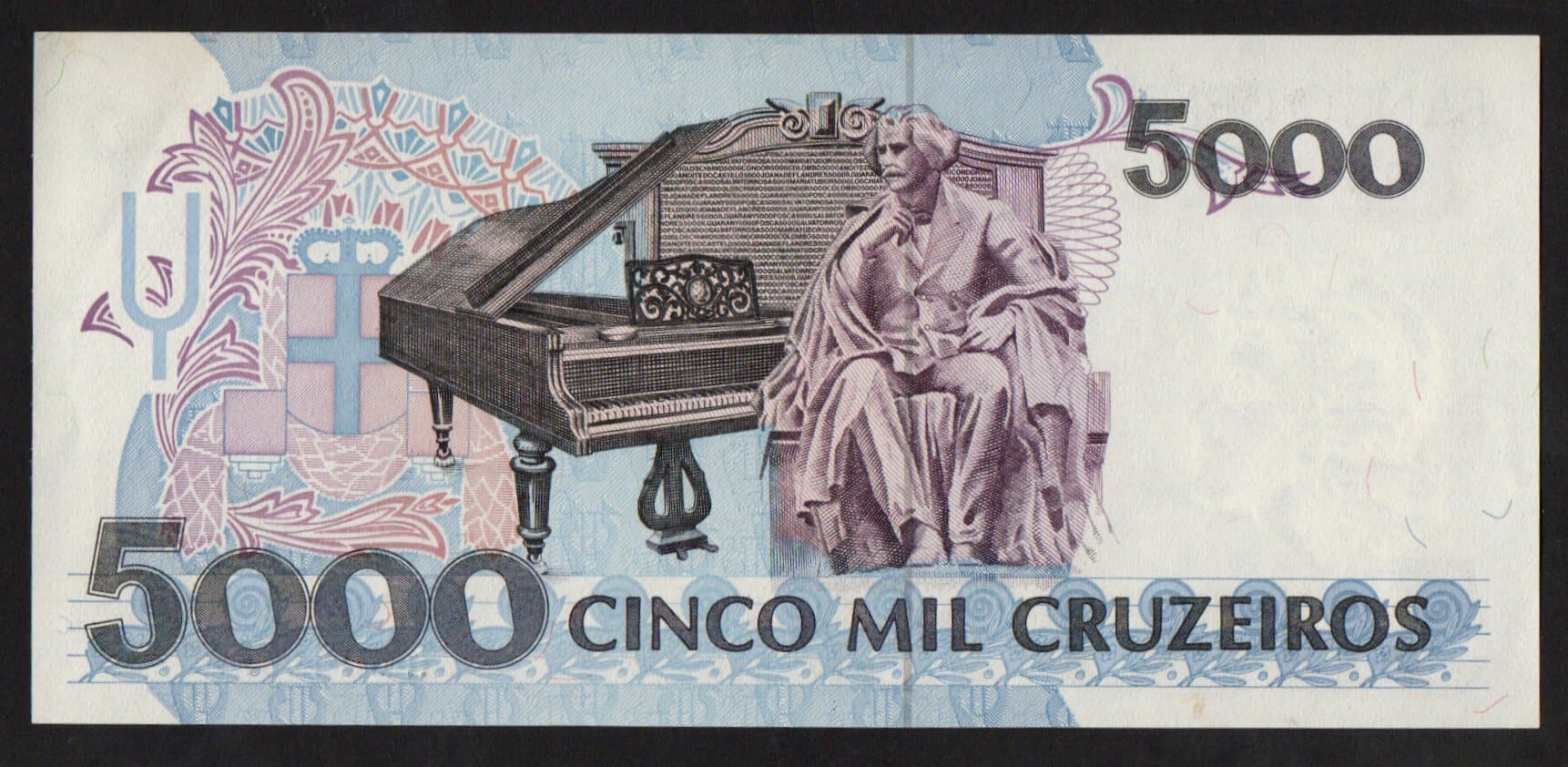C221 - 5000 CRUZEIROS - 1993 - Imagem 2