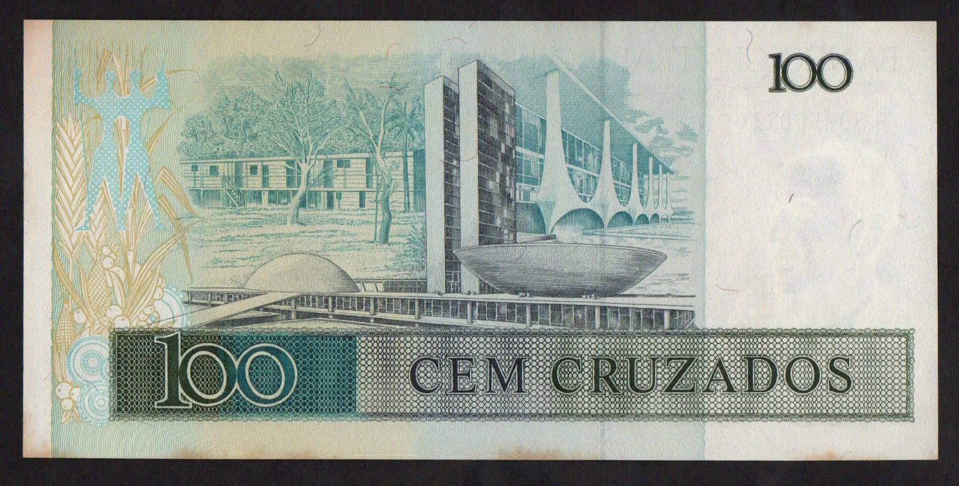 C187 - 100 CRUZADOS - 1987 - Imagem 2