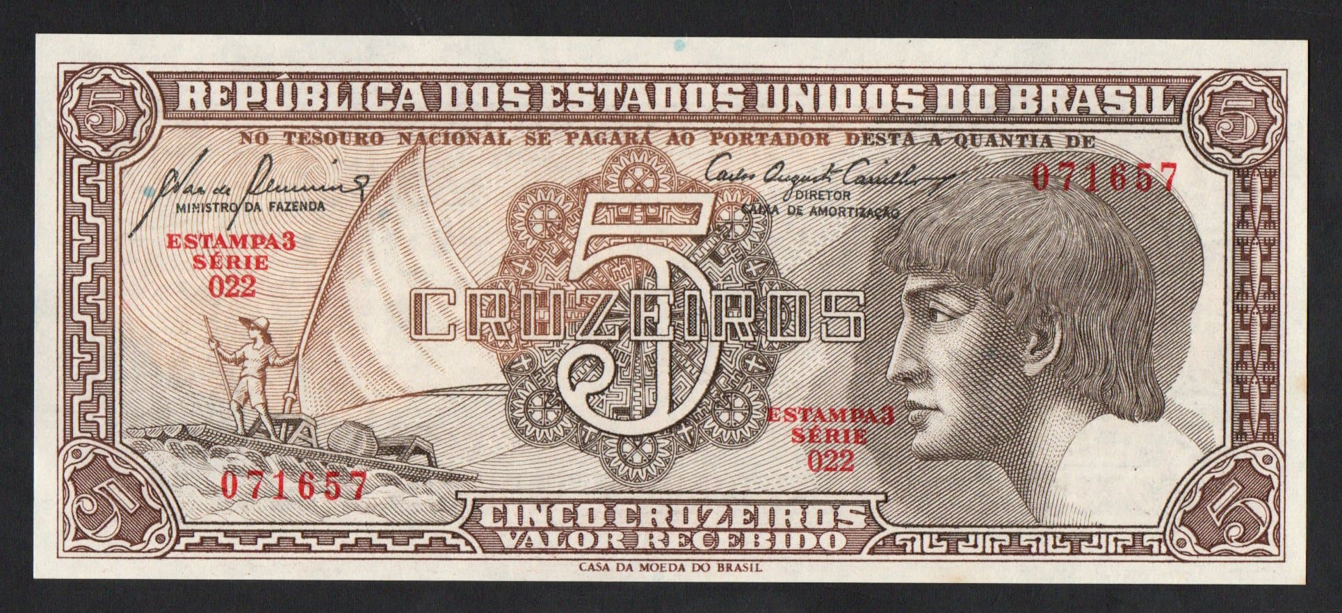 C111 - 5 CRUZEIROS - 1961