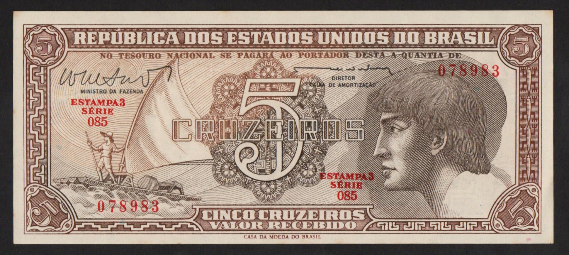 C112 - 5 CRUZEIROS - 1962