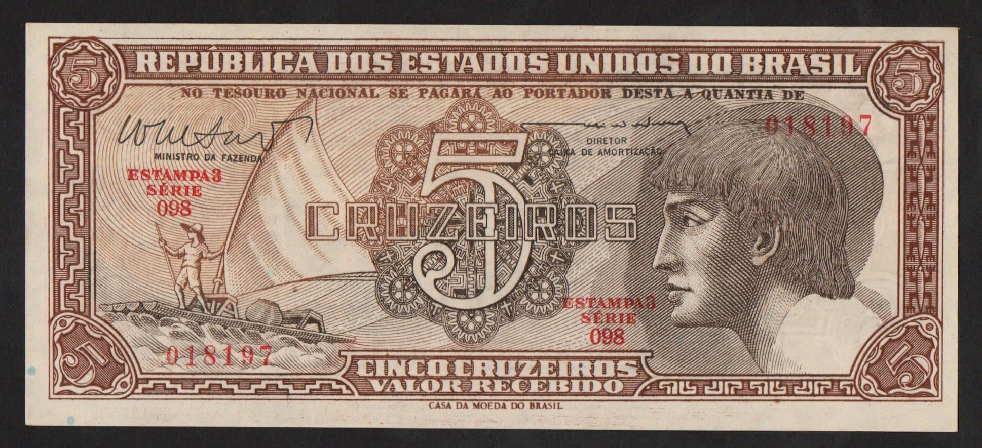 C112 - 5 CRUZEIROS - 1962
