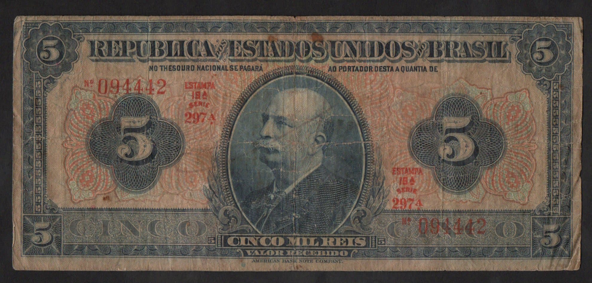 R100B - 5000 REIS - 1936