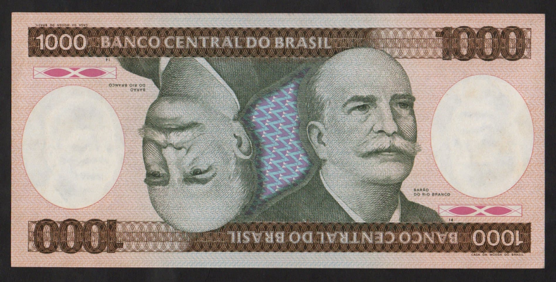 C163A - 1000 CRUZEIROS - 1984 - Imagem 2