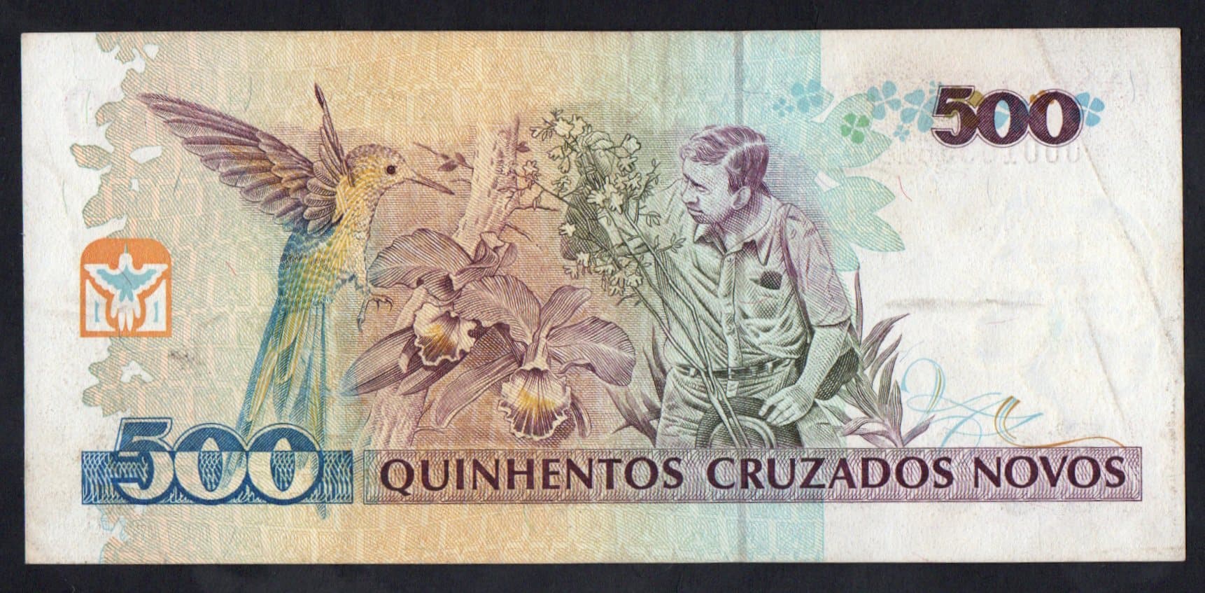 C209A -  500 CRUZADOS NOVOS - 1990 - Imagem 2