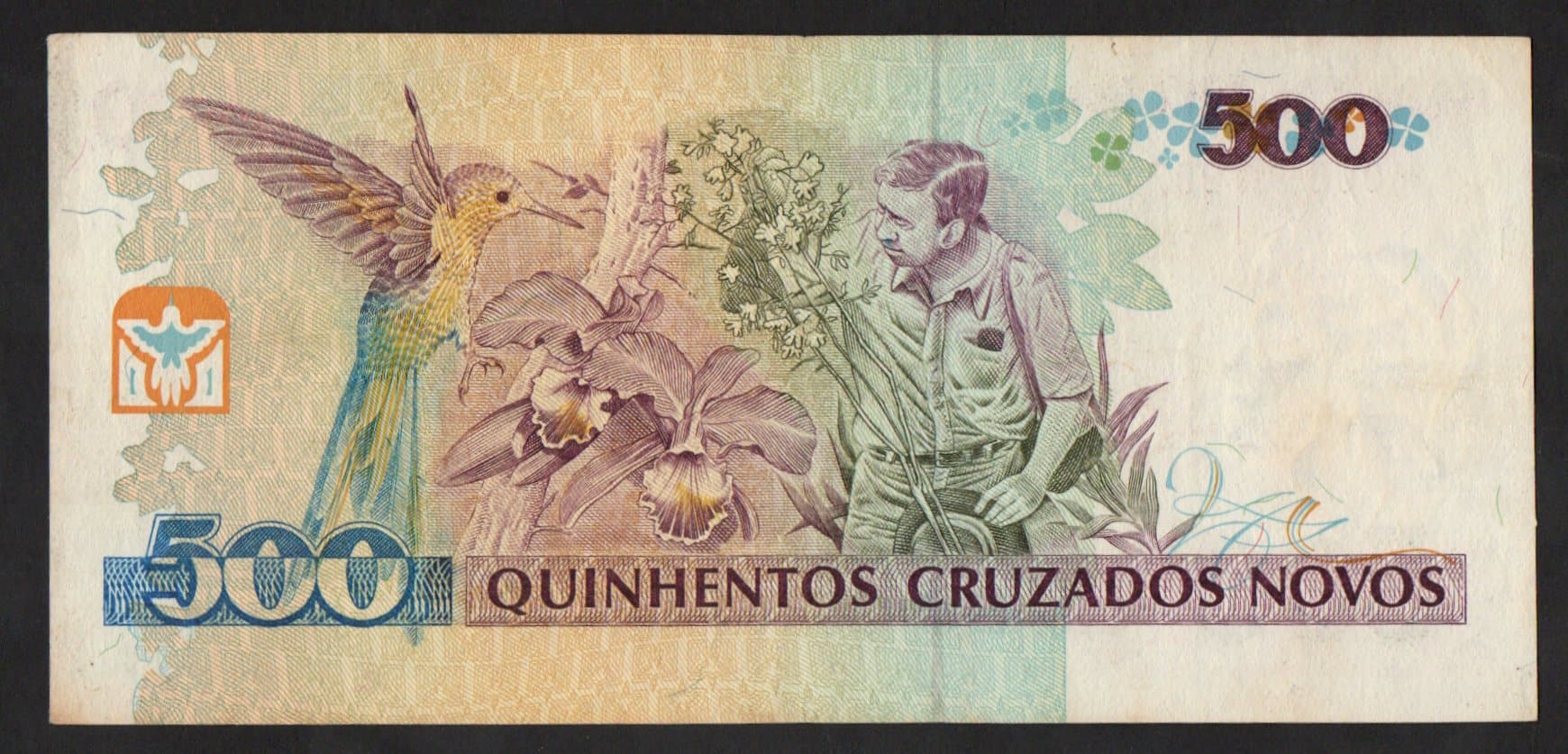 C209A - 500 CRUZADOS NOVOS - 1990 - Imagem 2