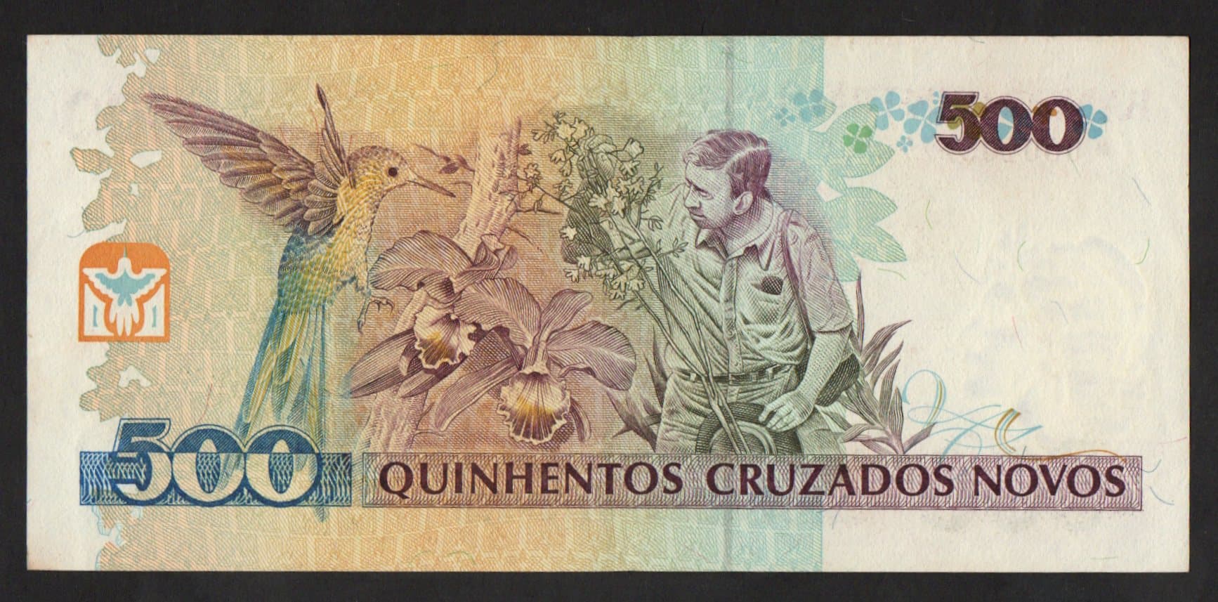 C209A - 500 CRUZADOS NOVOS - 1990 - Imagem 2