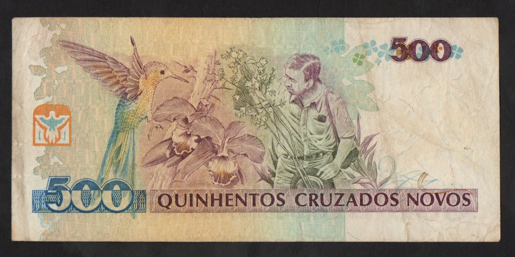 C213A - 500 CRUZEIROS - 1990 - Imagem 2