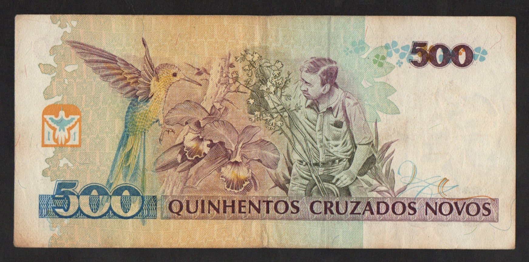 C213A - 500 CRUZEIROS - 1990 - Imagem 2
