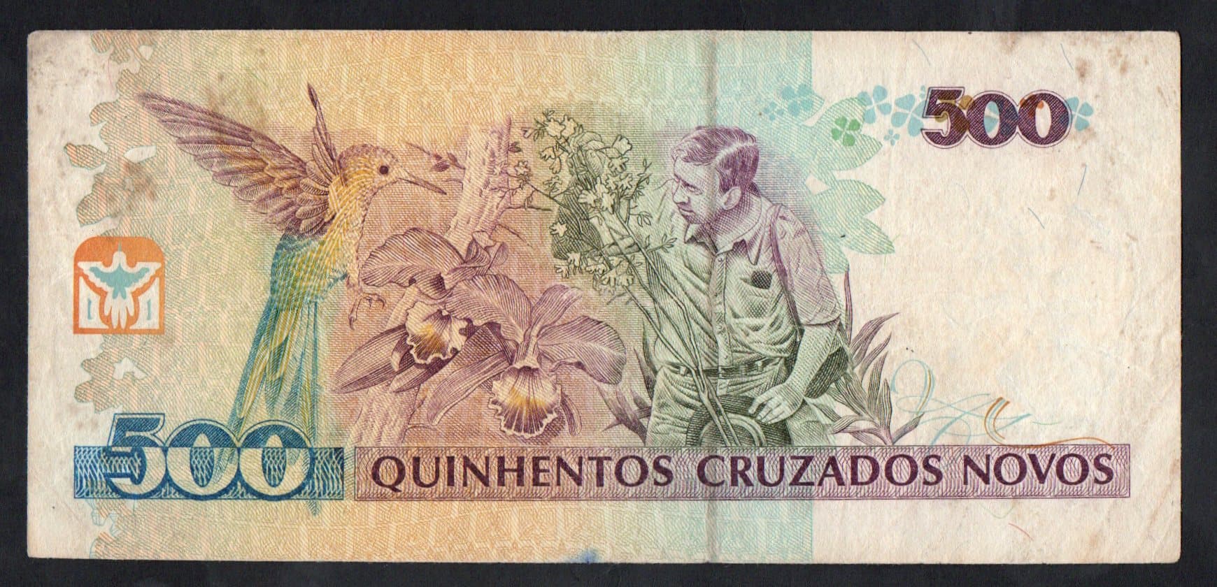 C213A - 500 CRUZEIROS - 1990 - Imagem 2