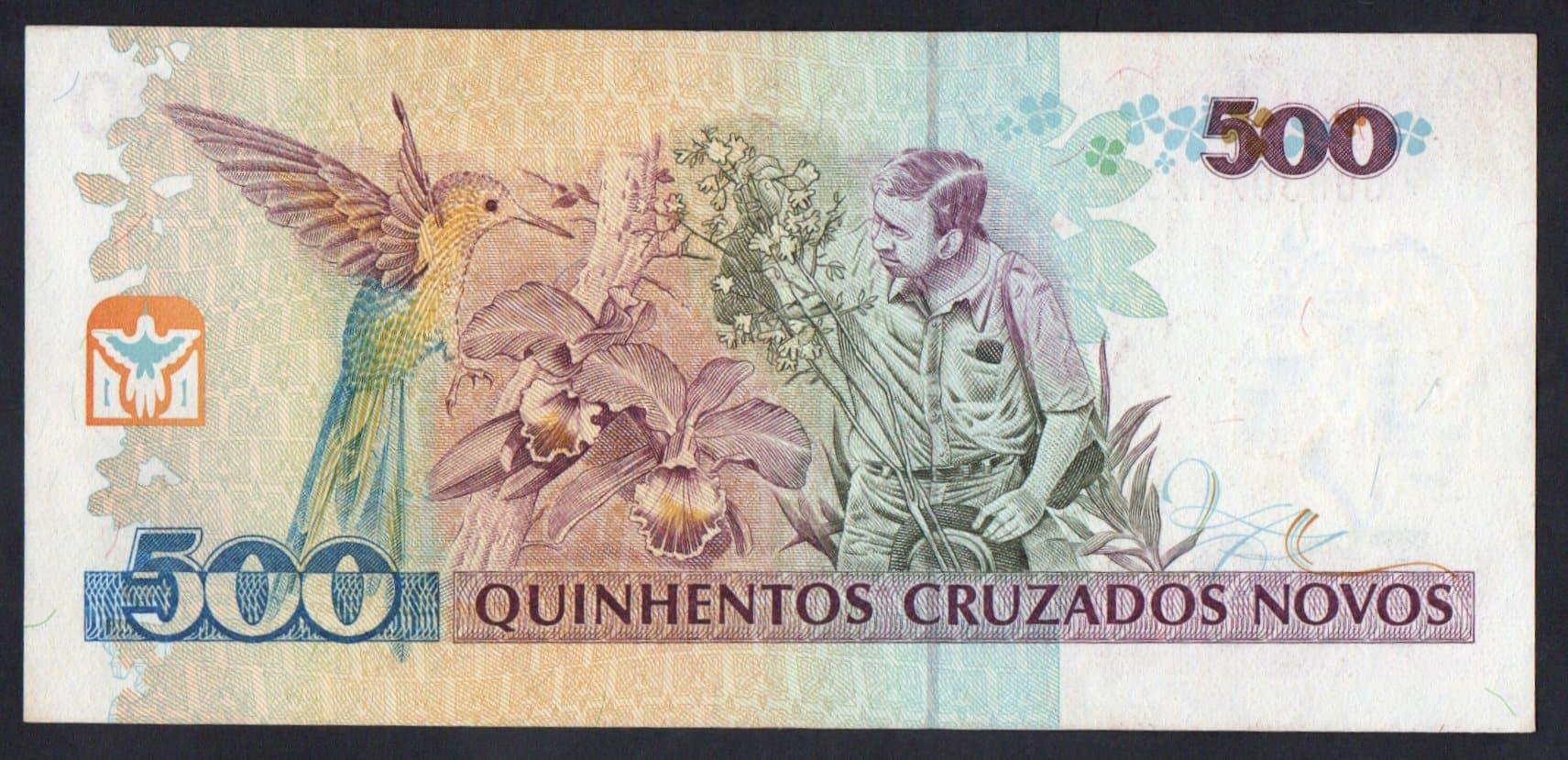 C213A - 500 CRUZEIROS - 1990 - Imagem 2