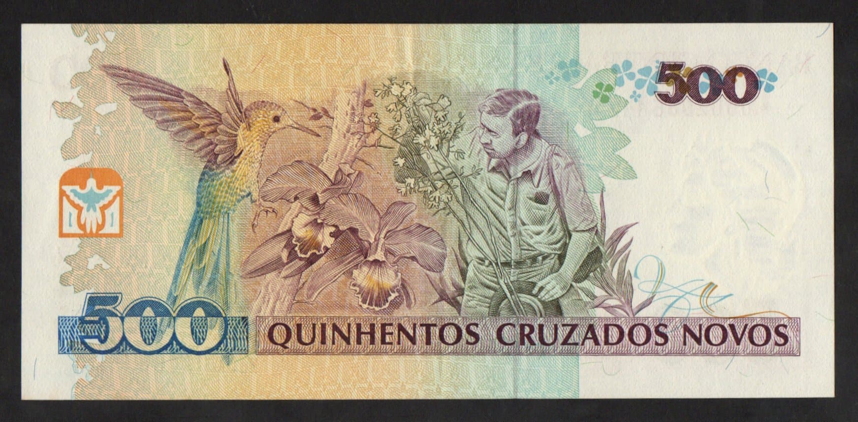 C213A - 500 CRUZEIROS - 1990 - Imagem 2