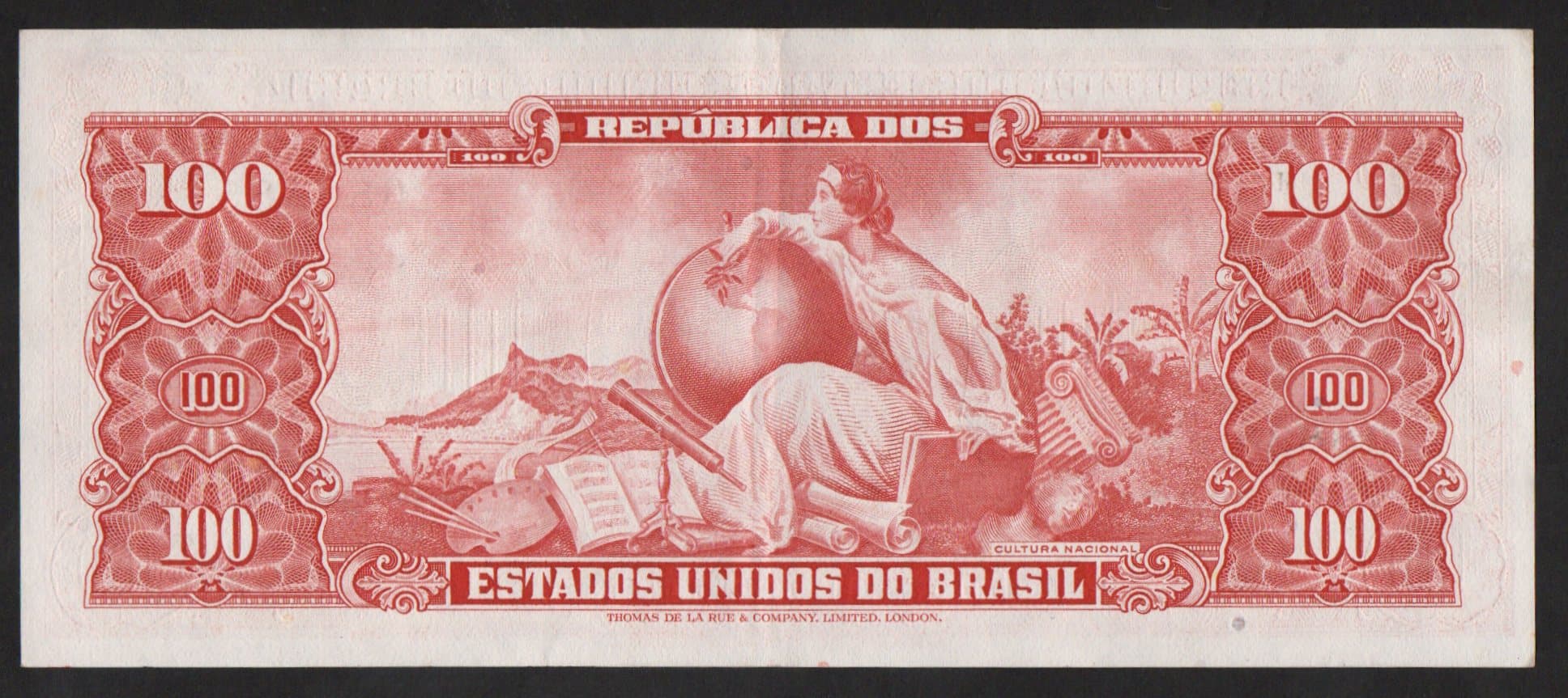 C096 - 100 CRUZEIROS - 1963 - Imagem 2