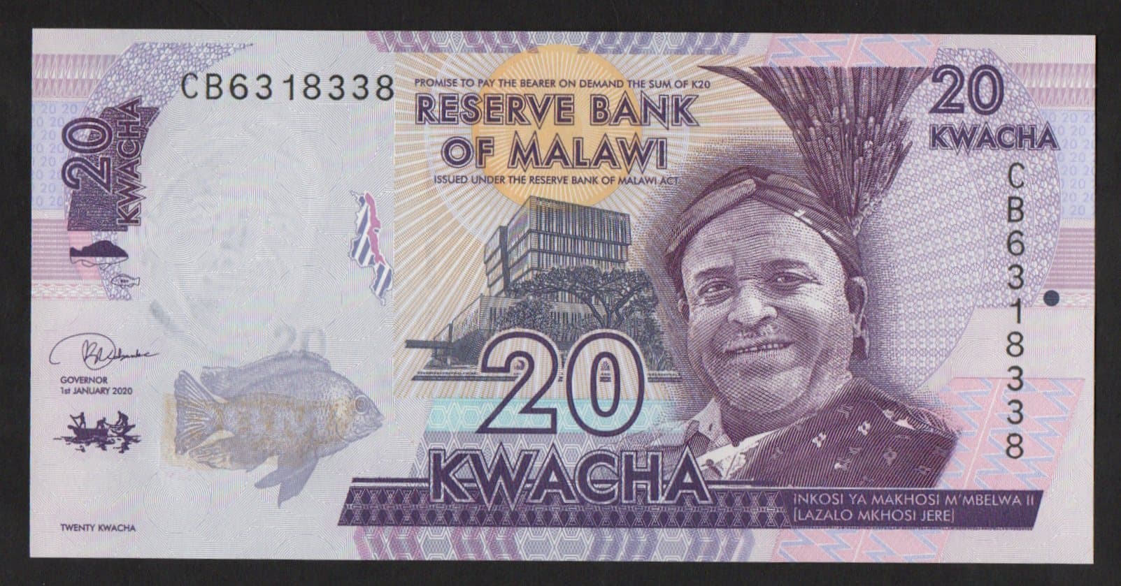 P#57 - 20 KWACHA - 2020
