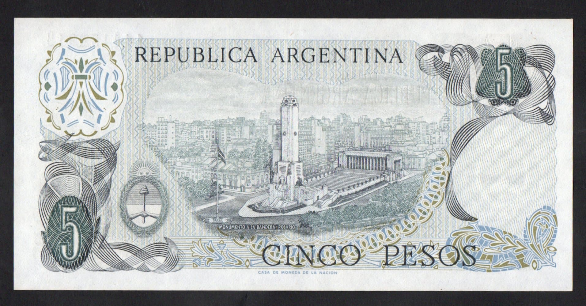 P#288 - 5 PESOS -  1971 - Imagem 2