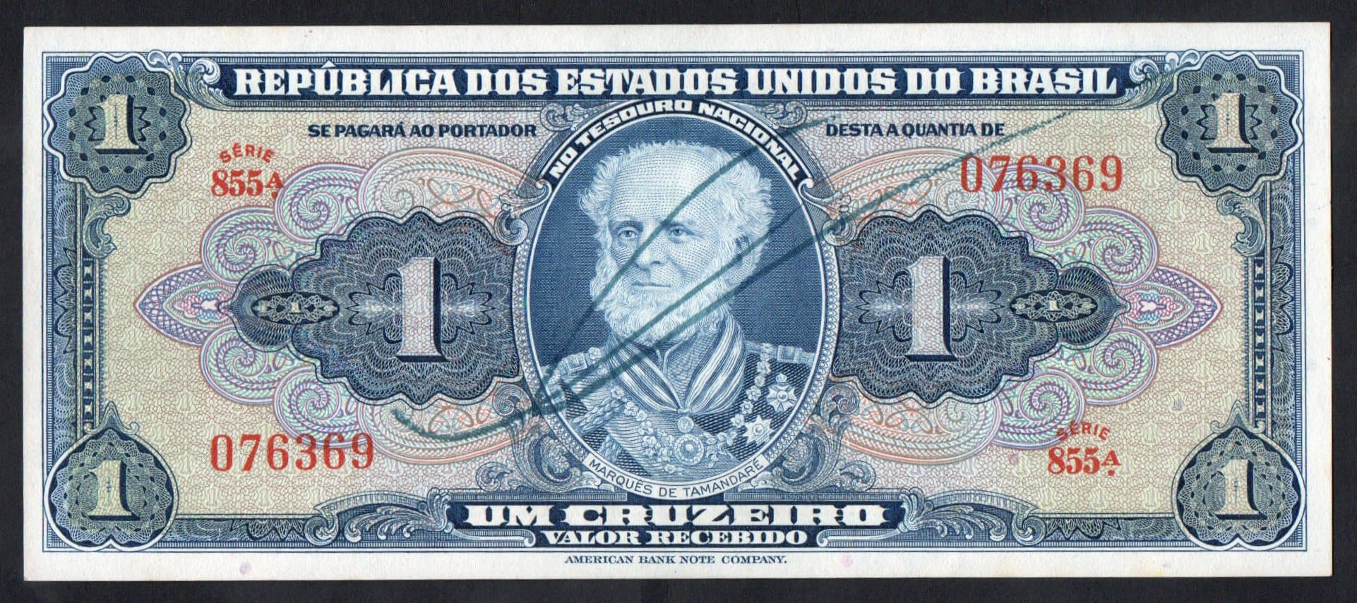 855 - 1 CRUZEIRO - 1944