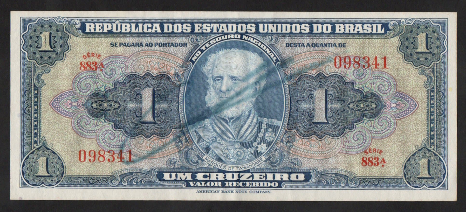 883 - 1 CRUZEIRO - 1944