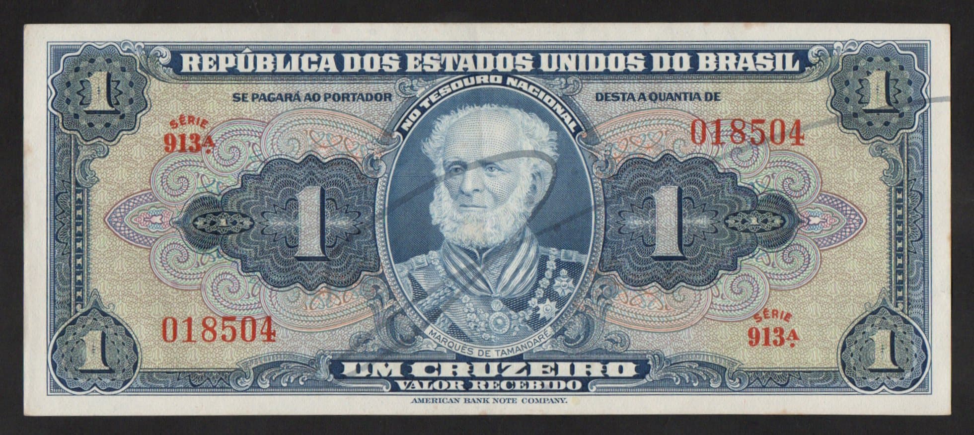 913 - 1 CRUZEIRO - 1944