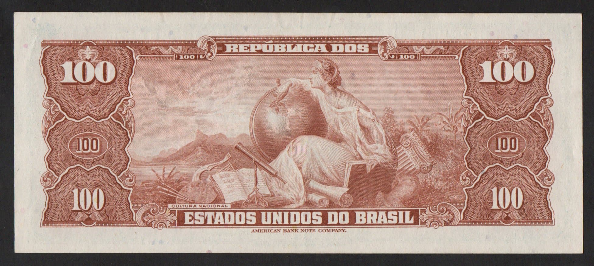C035 - 100 CRUZEIROS - 1964 - Imagem 2