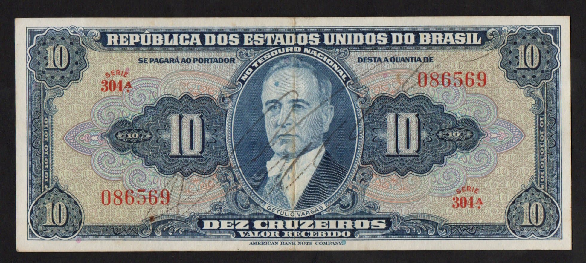C018 - 10 CRUZEIROS - 1943