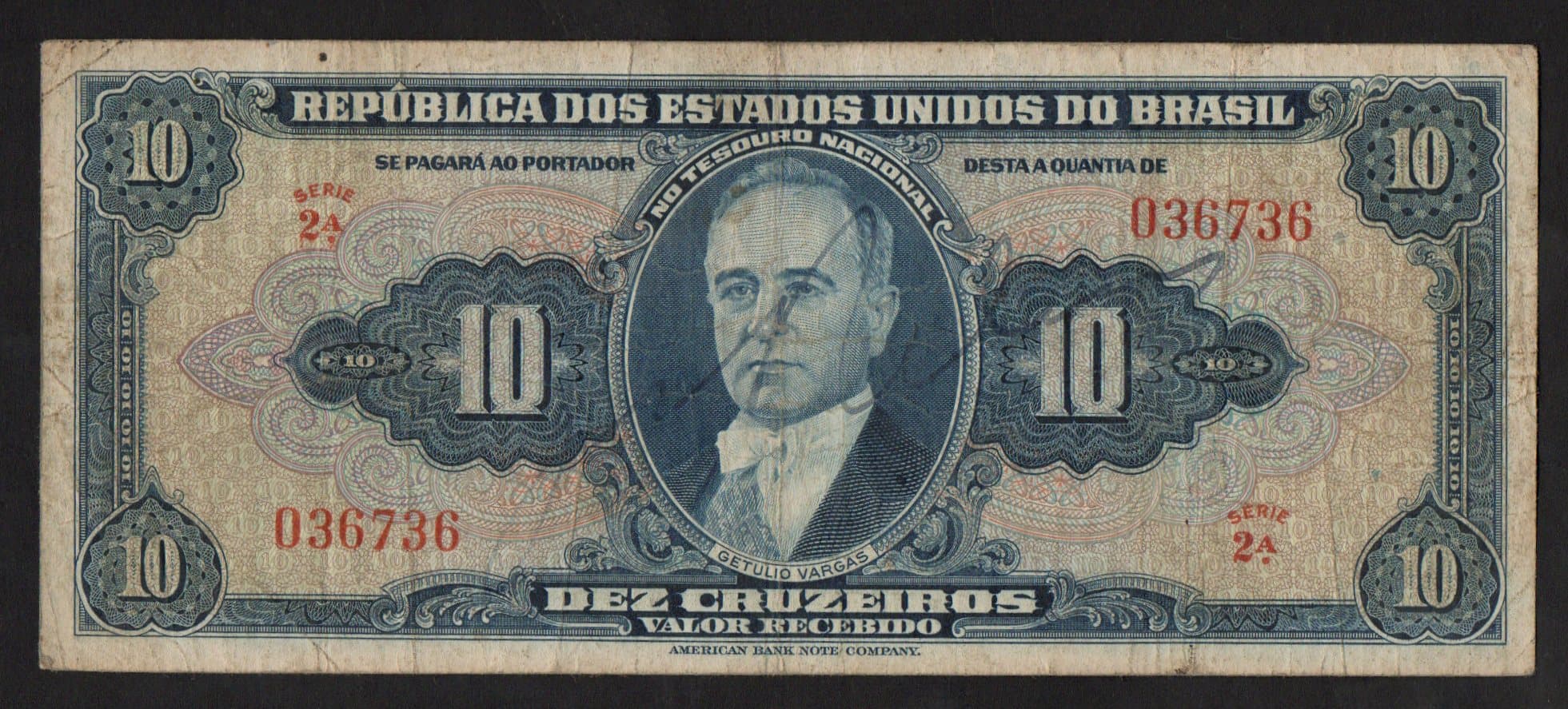 C018 - 10 CRUZEIROS - 1943