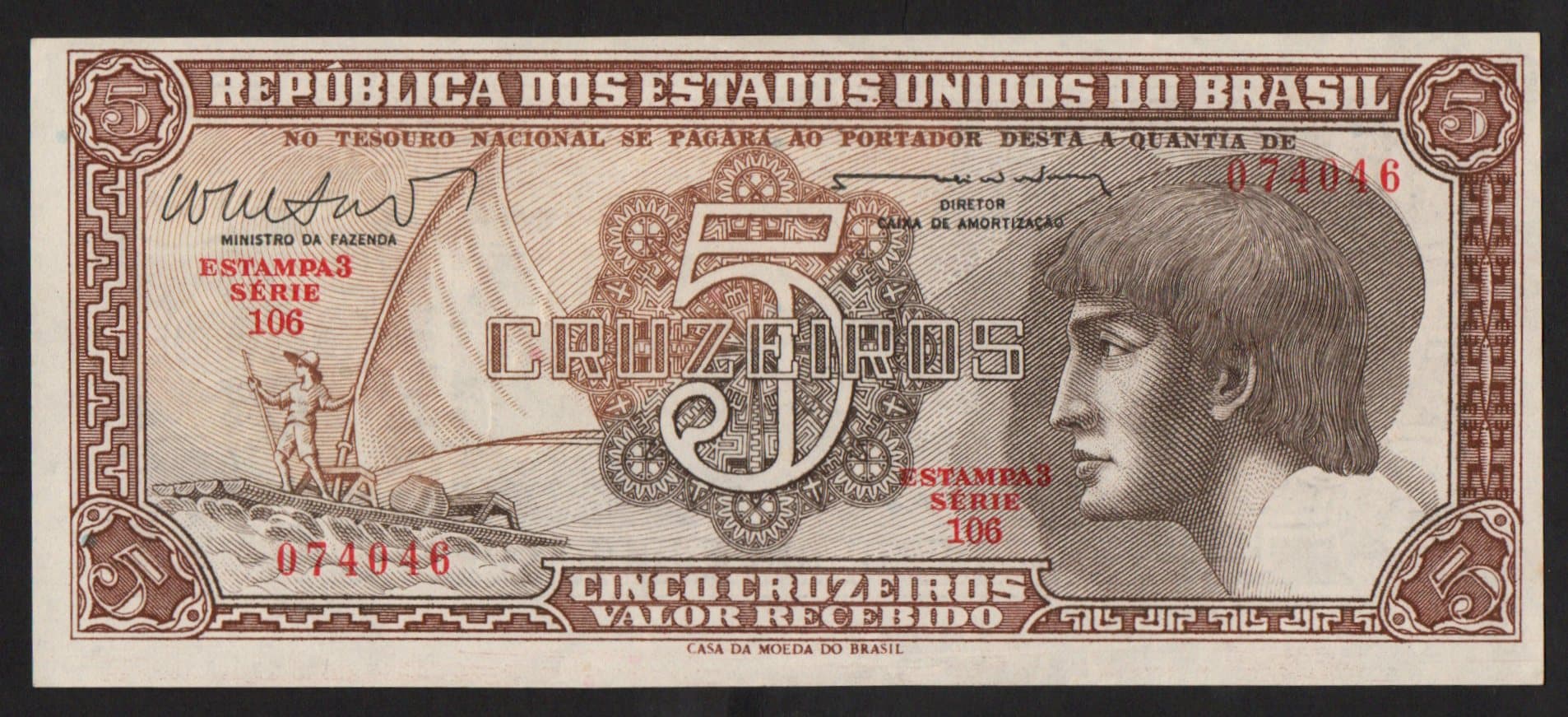C112 - 5 CRUZEIROS - 1962