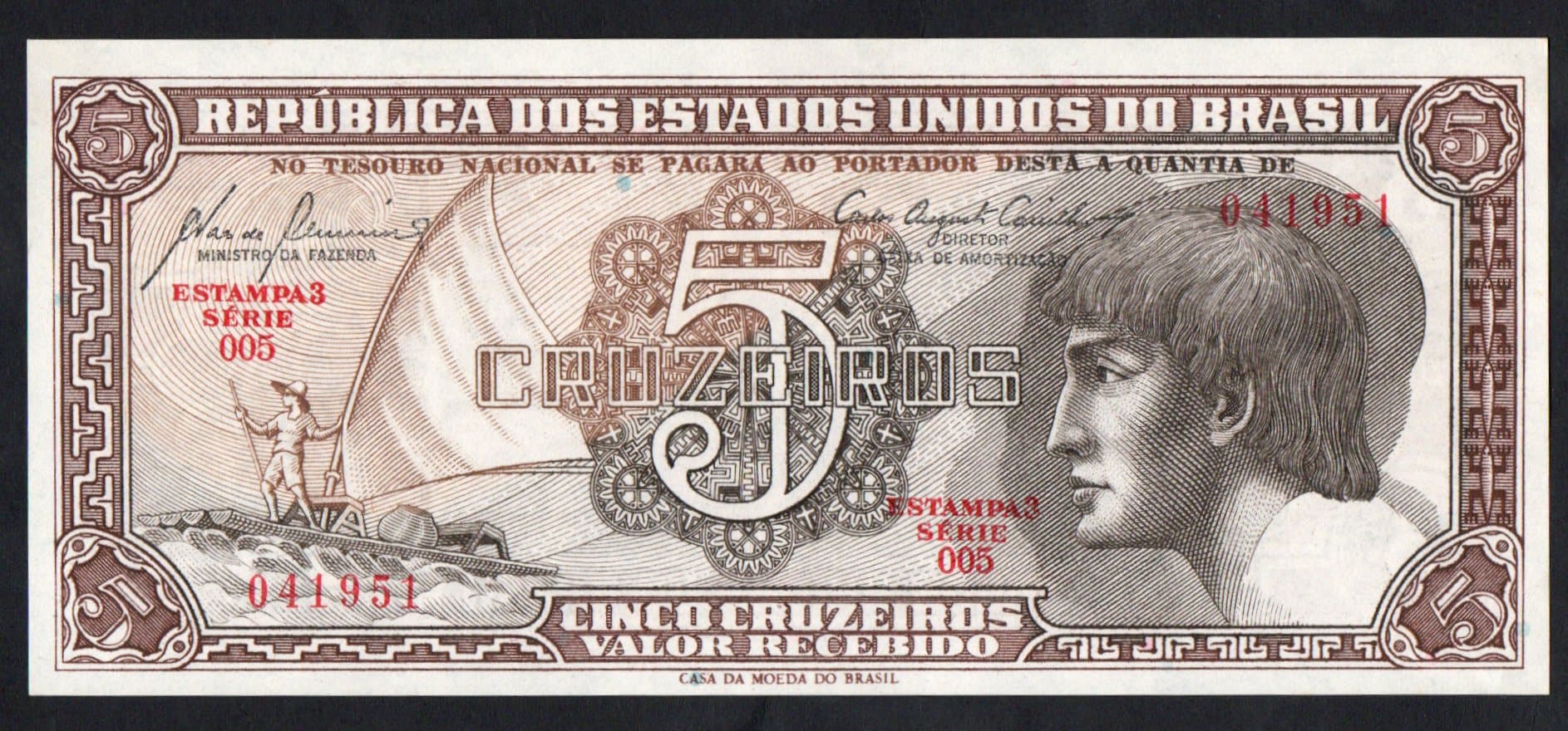 C111 - 5 CRUZEIROS - 1961