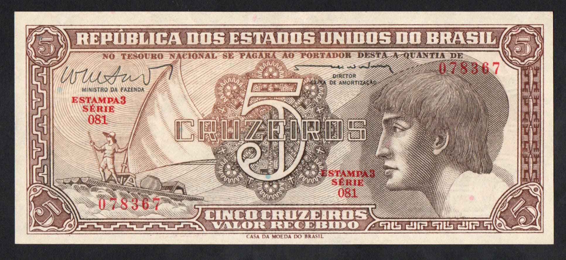 C112 - 5 CRUZEIROS - 1962