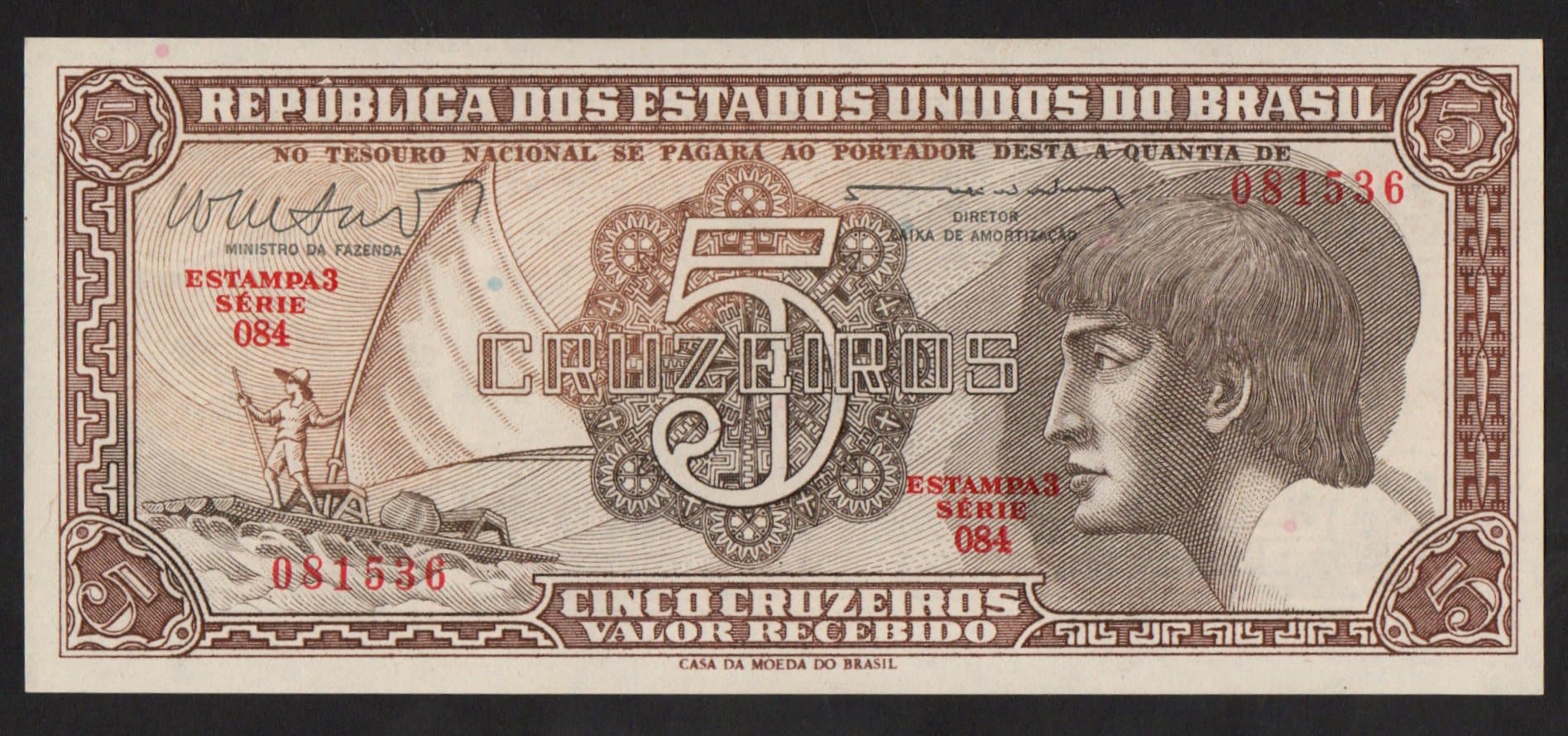 C112 - 5 CRUZEIROS - 1962