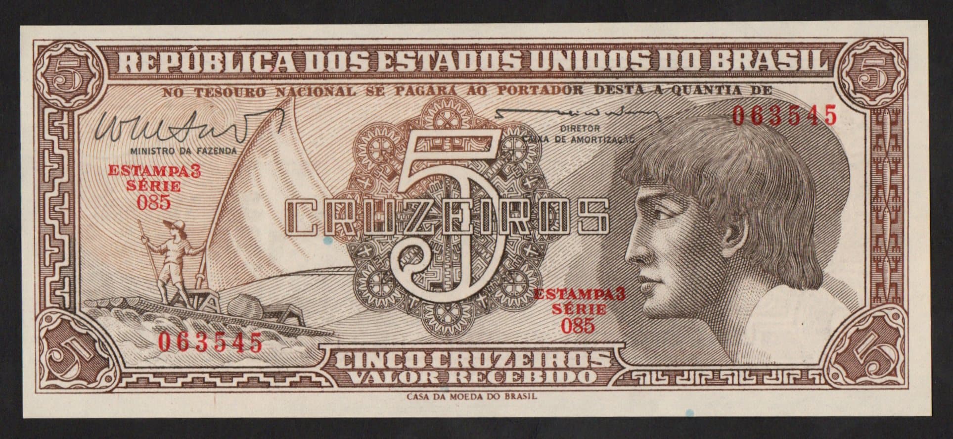 C112 - 5 CRUZEIROS - 1962