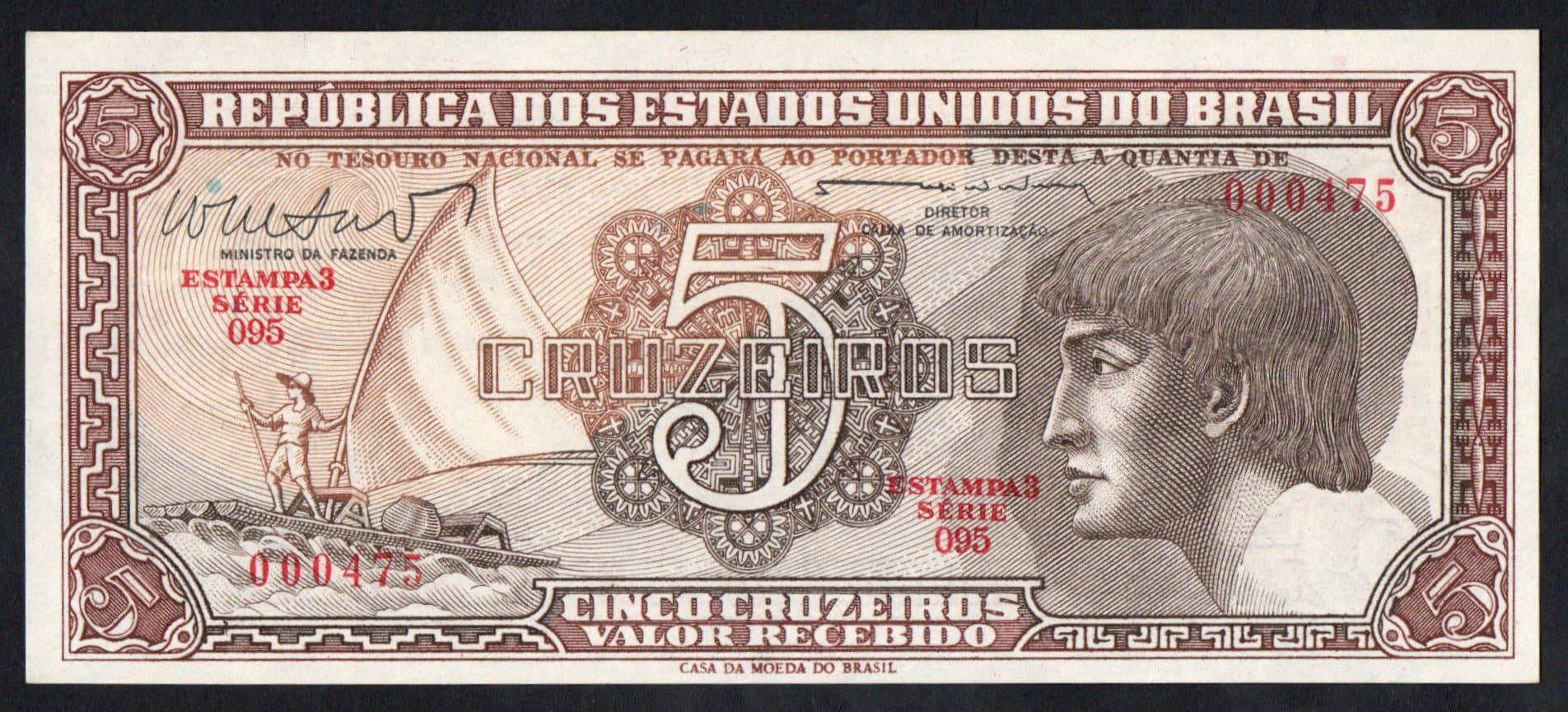 C112 - 5 CRUZEIROS - 1962