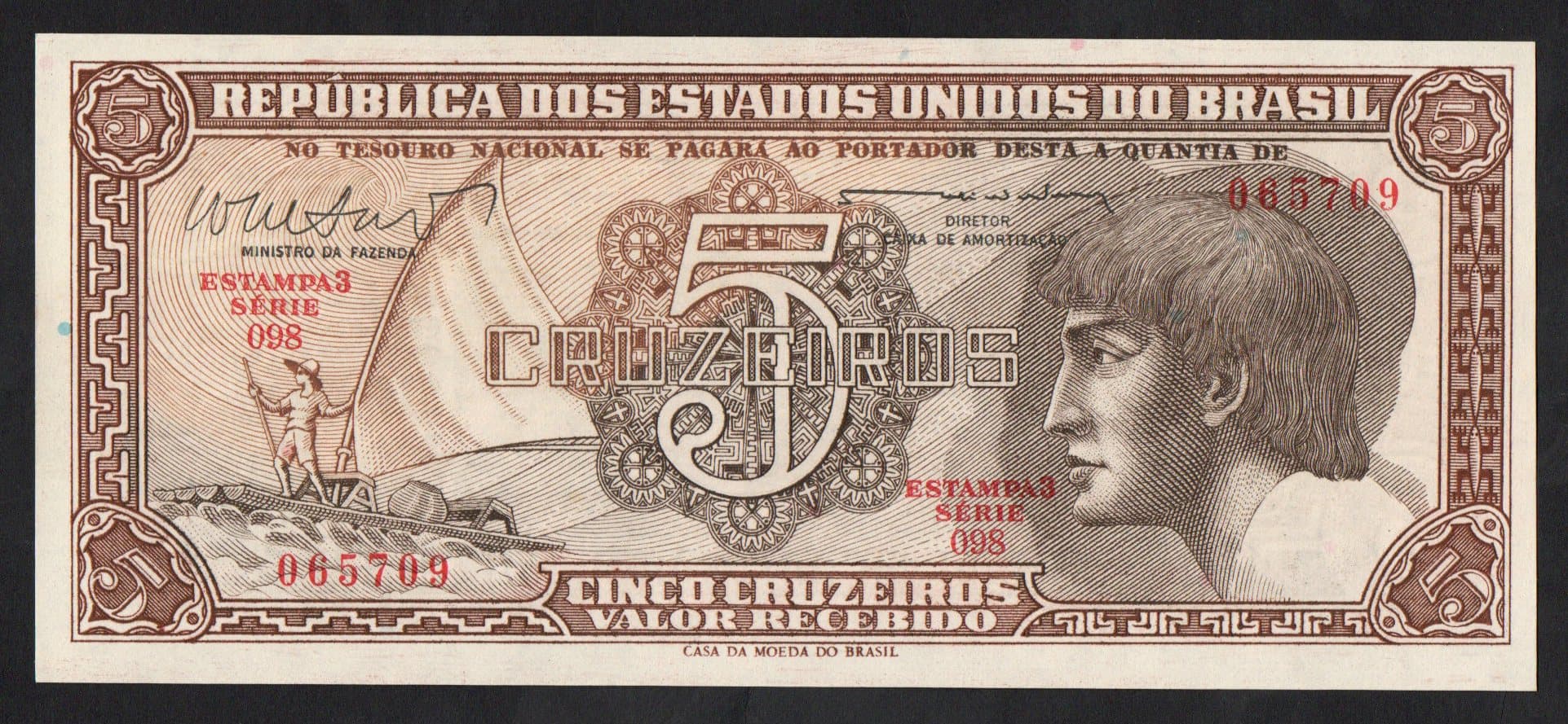 C112 - 5 CRUZEIROS - 1962