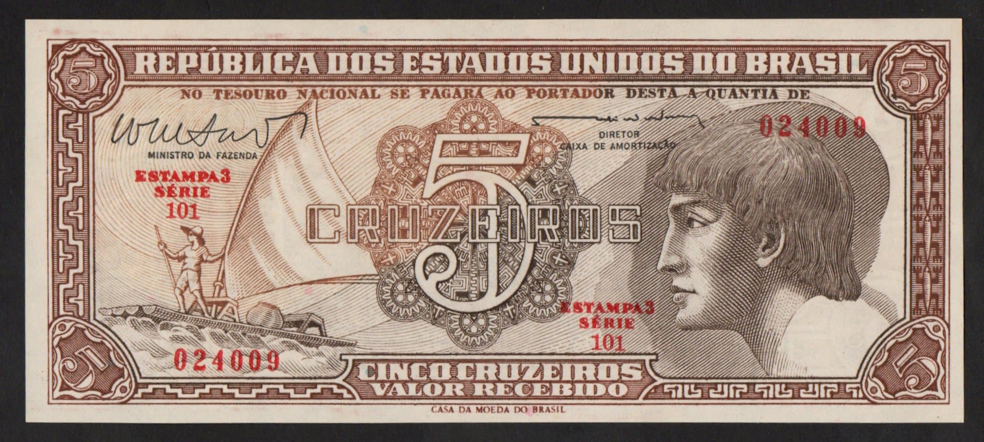 C112 - 5 CRUZEIROS - 1962