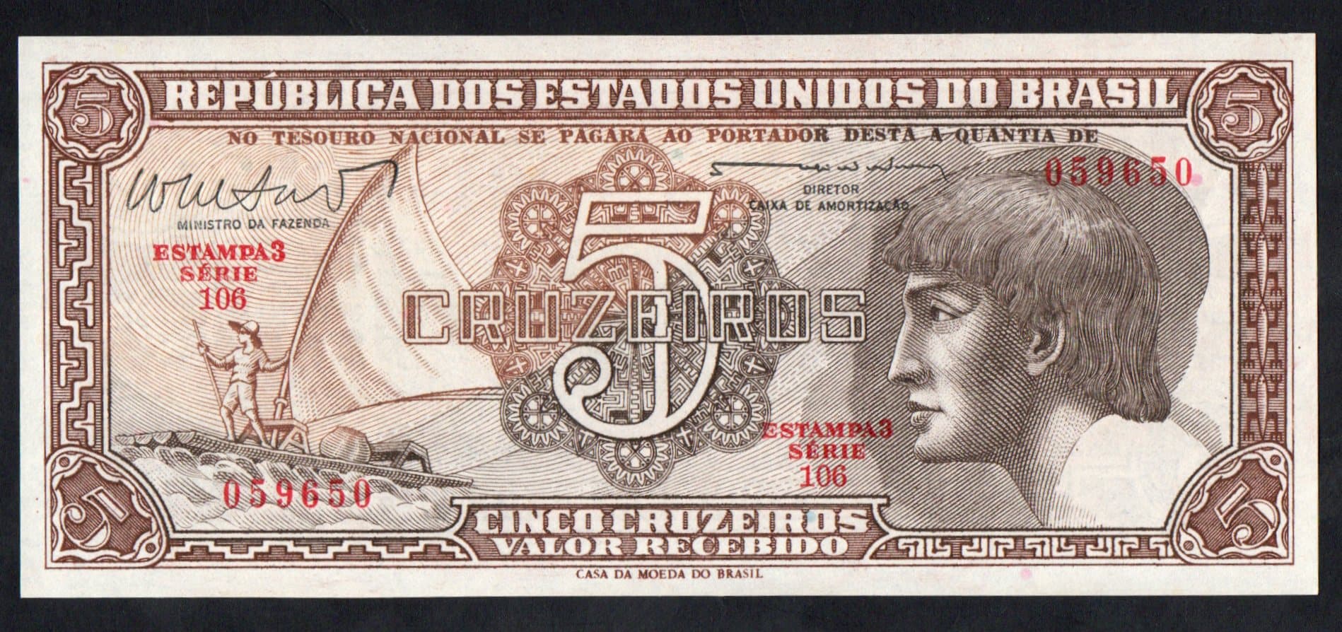 C112 - 5 CRUZEIROS - 1962
